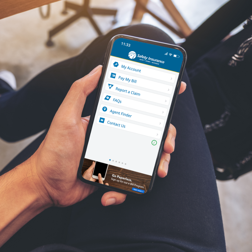 hand holding smartphone